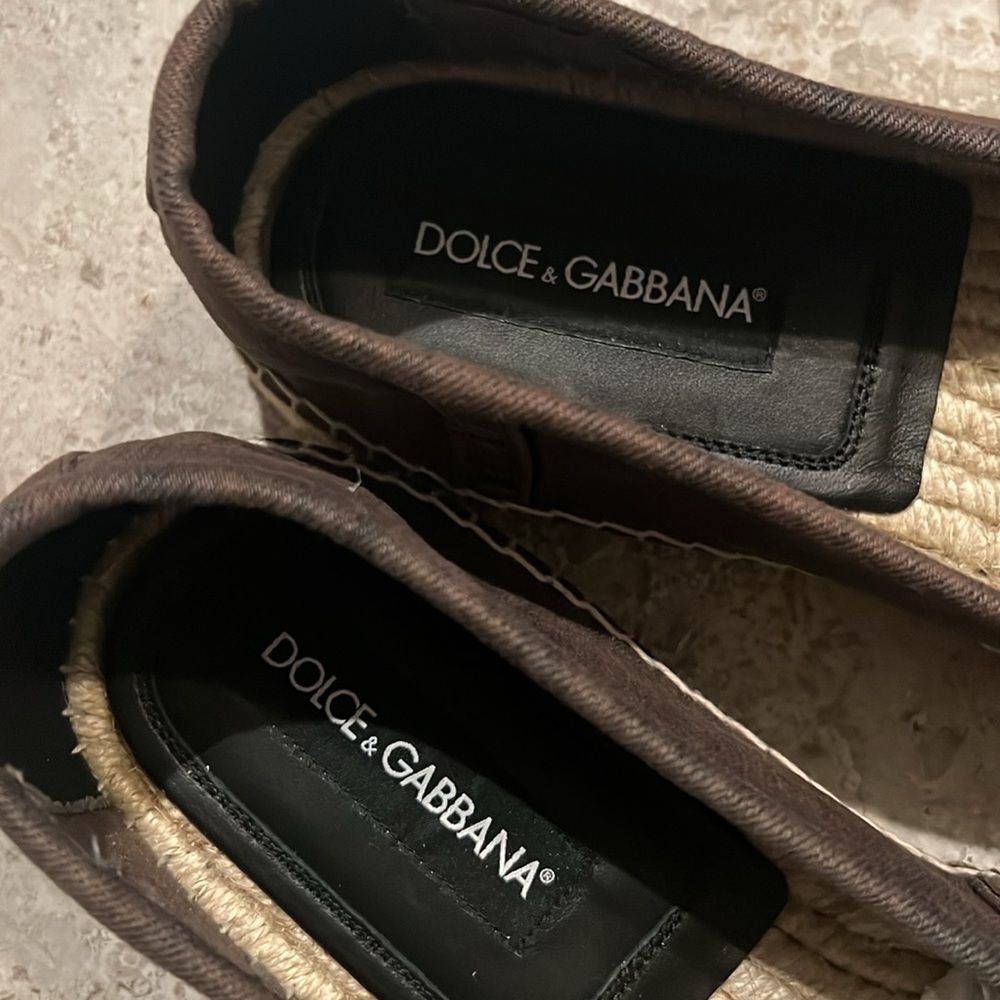Dolce & Gabbana Men's Espadrille Flats, New, Size 42 - Picture 9 of 16